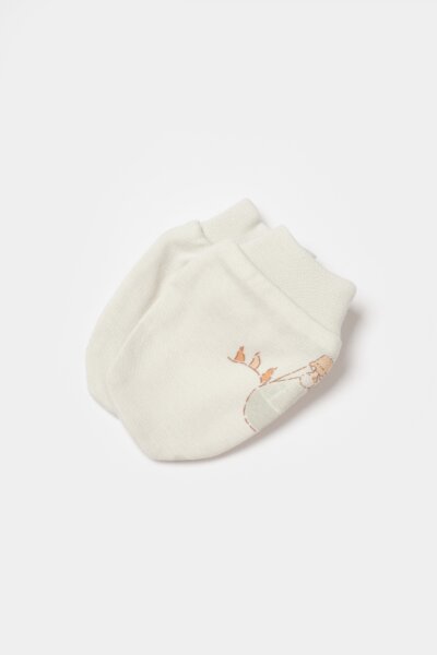 Bibaby Biorganic Teach Me 2'Li Bebe Eldiven 72240 Red - 4