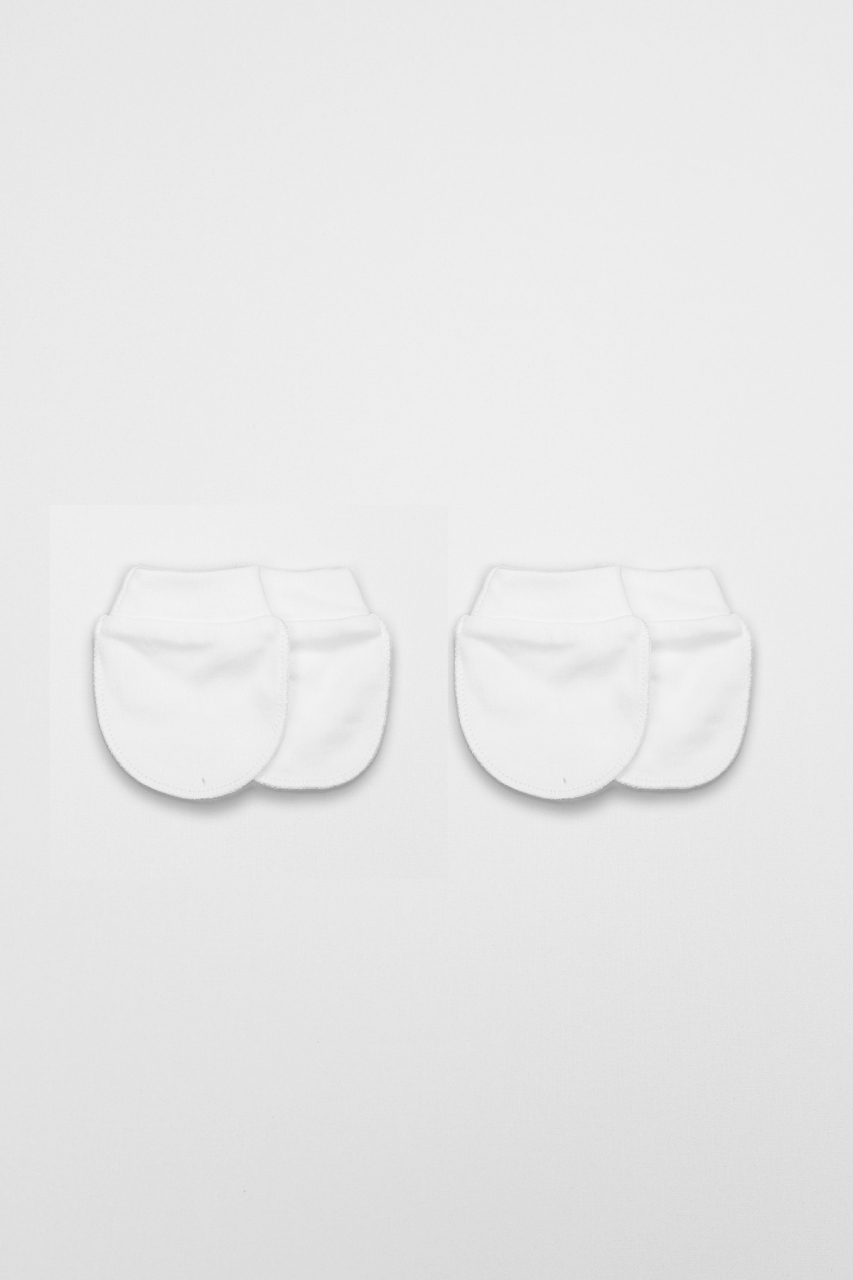 Bistyle 2Li Penye Eldiven Basıc 90108 Beyaz - 1