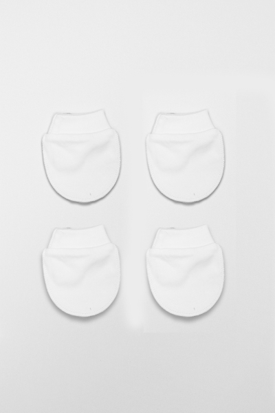 Bistyle 2Li Penye Eldiven Basıc 90108 Beyaz - 3