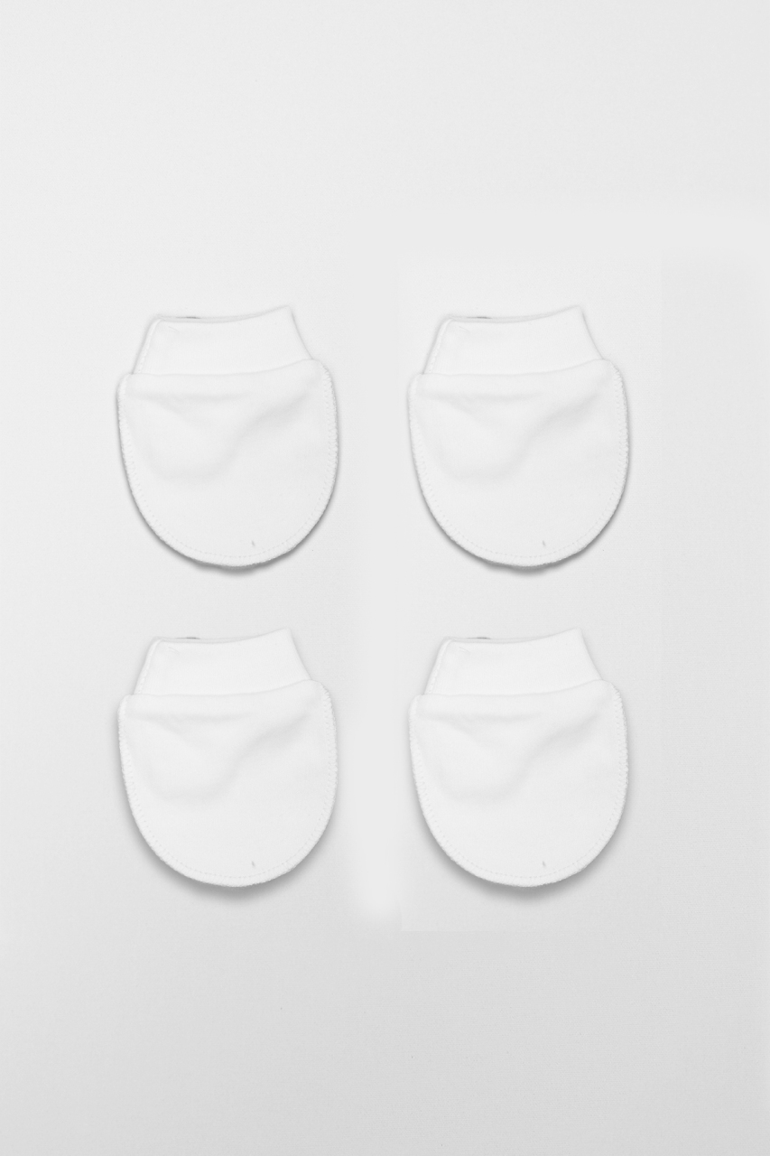 Bistyle 2Li Penye Eldiven Basıc 90108 Beyaz - 3