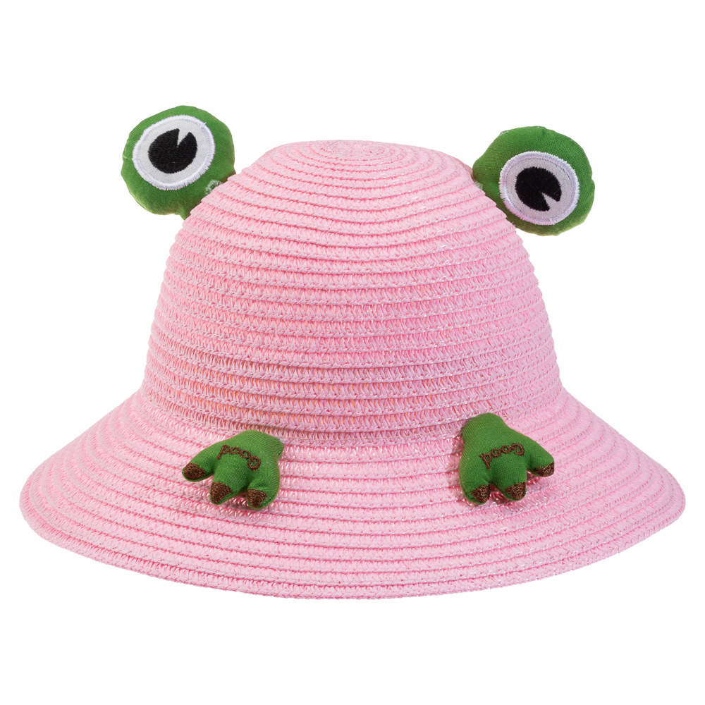 Kitti Bebe Hasır Şapka ( 2-6 Yaş ) Y24700-05 Pembe - 1