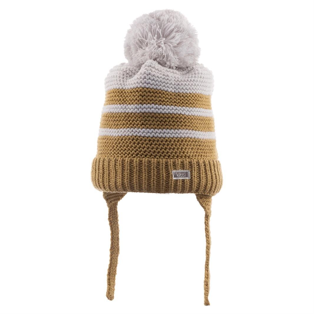 Kitti Bebe Erkek Kulaklı Bere (0-18 Ay) K23110-04 Camel - 1