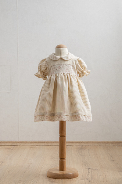 فستان تونغ بيبي 3943 بيج - Tongs Baby