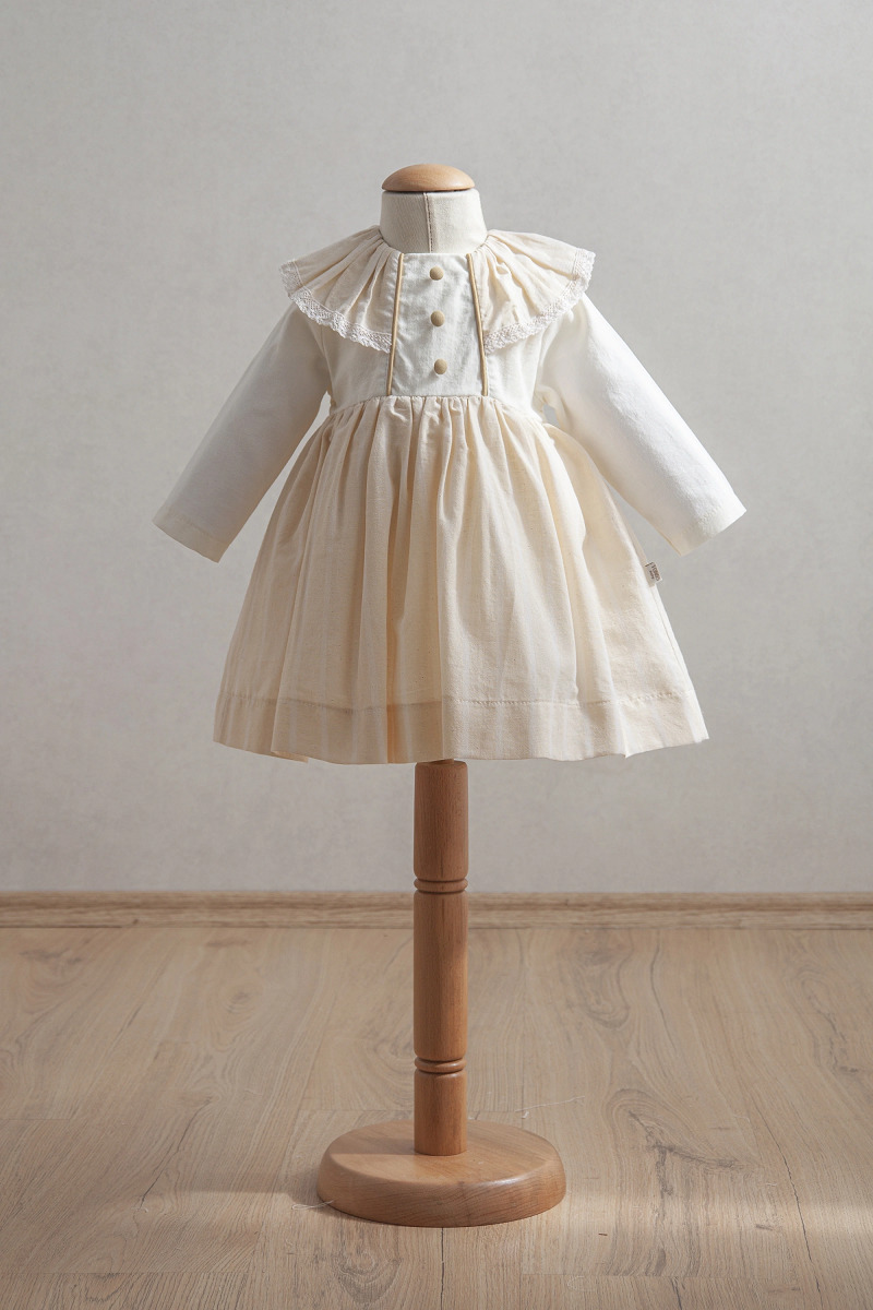 فستان تونغ بيبي 3918 أصفر فاتح - 1