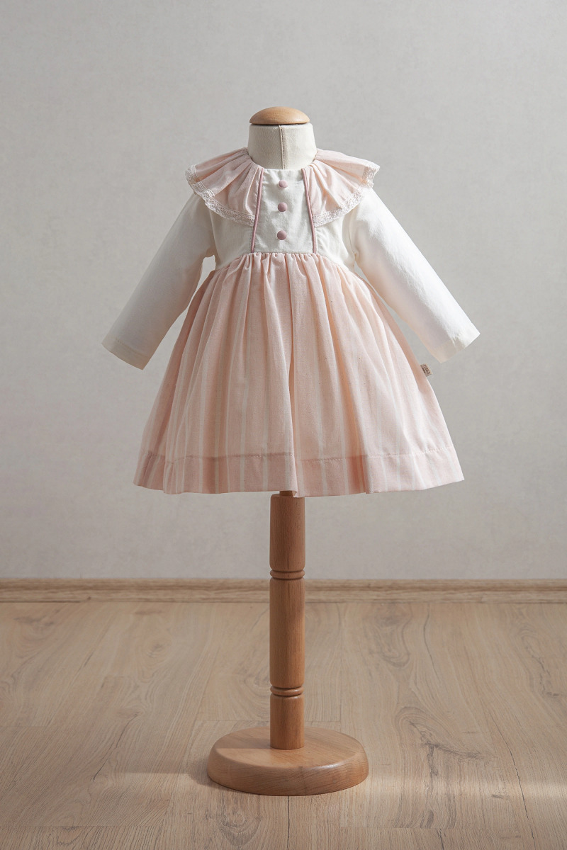 فستان بيبي تونغز بيبي 3918 وردي - 1