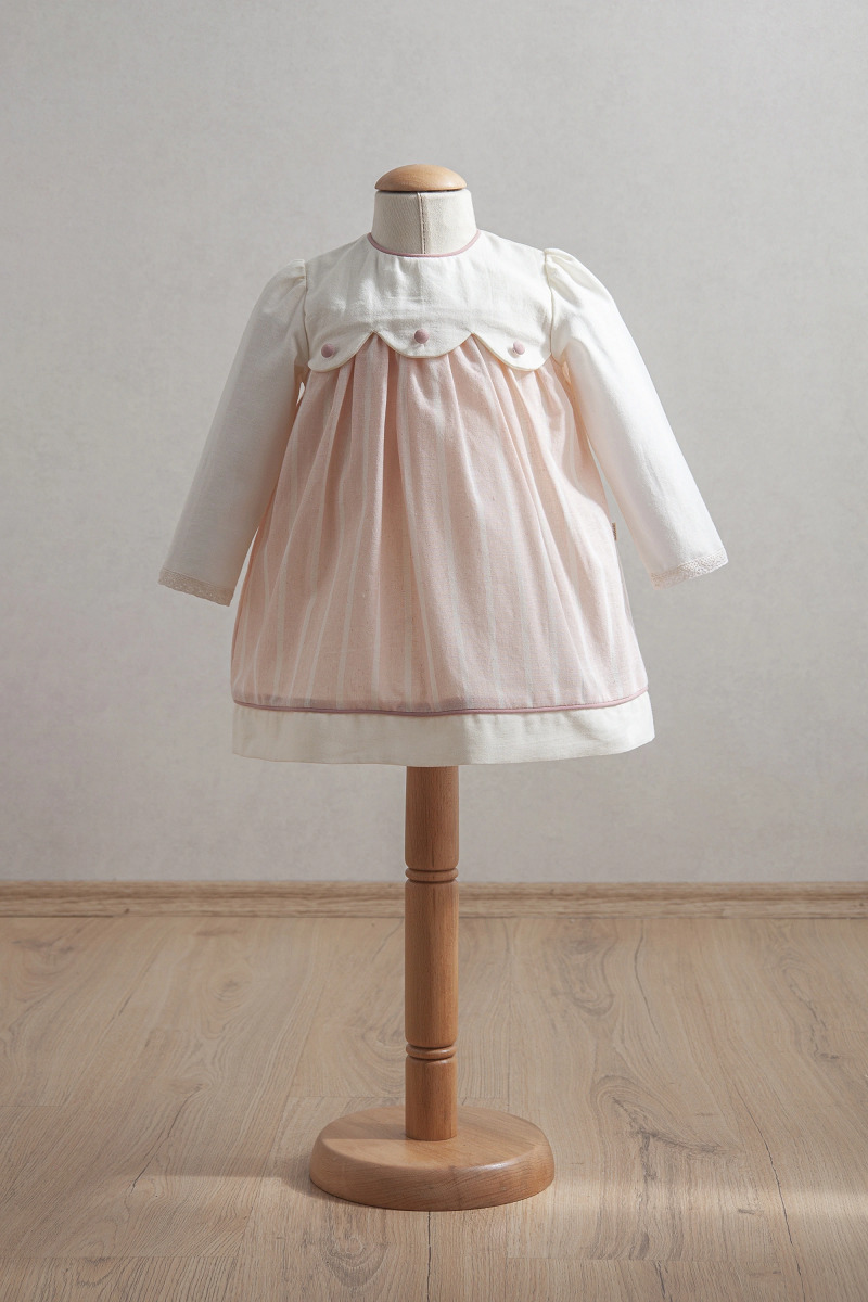 فستان بيبي تونغز بيبي 3916 وردي - 1