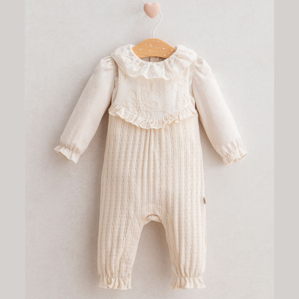 ملقط سالوبيت للأطفال ناعم على شكل زهرة 5306 بيج فاتح - 1