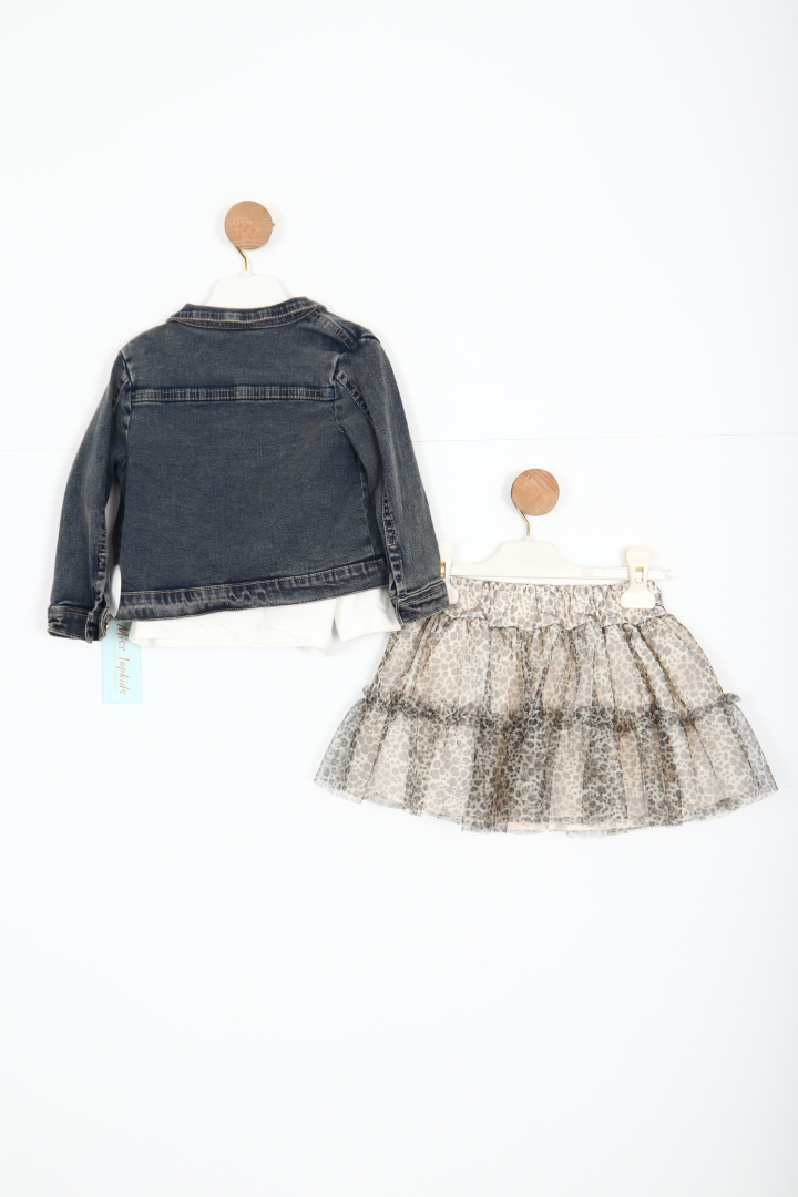 طقم تنورة للبنات من 6 إلى 36 شهرًا 3190 - 4