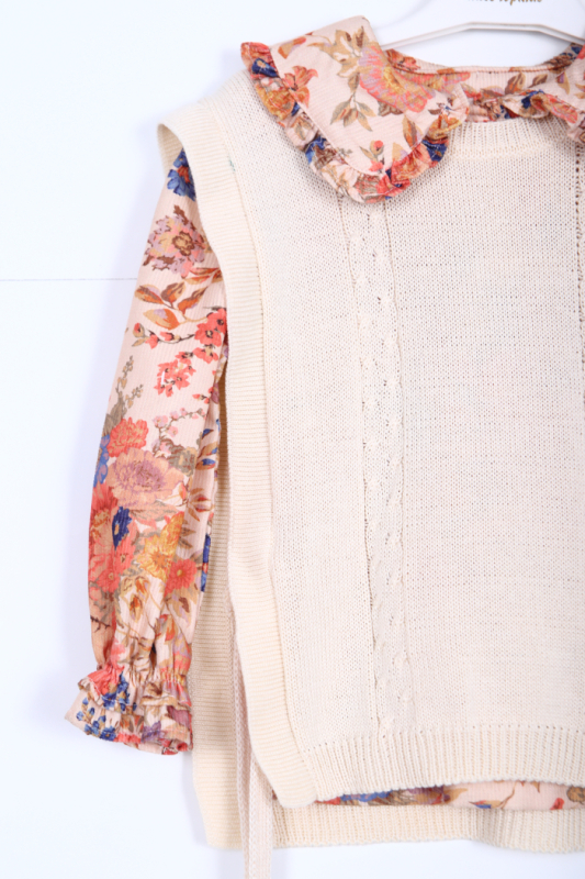 طقم علوي وسفلي للبنات من عمر 2 إلى 6 سنوات 3173 - 4