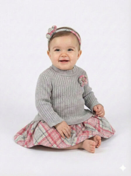 فستان بناتي من 6 إلى 36 شهرًا 4102 - 1