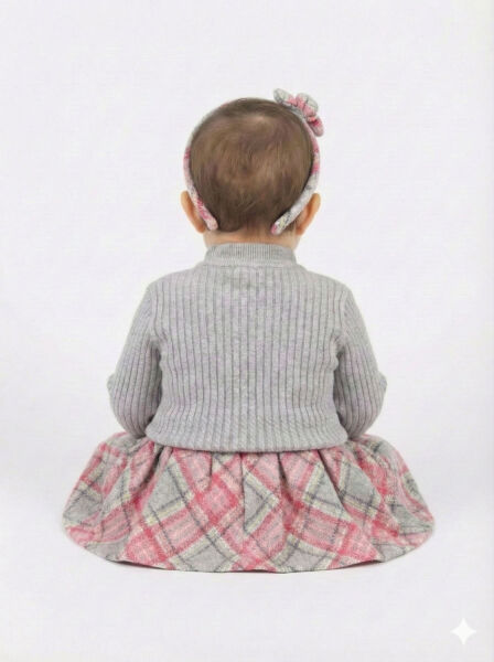 فستان بناتي من 6 إلى 36 شهرًا 4102 - 2