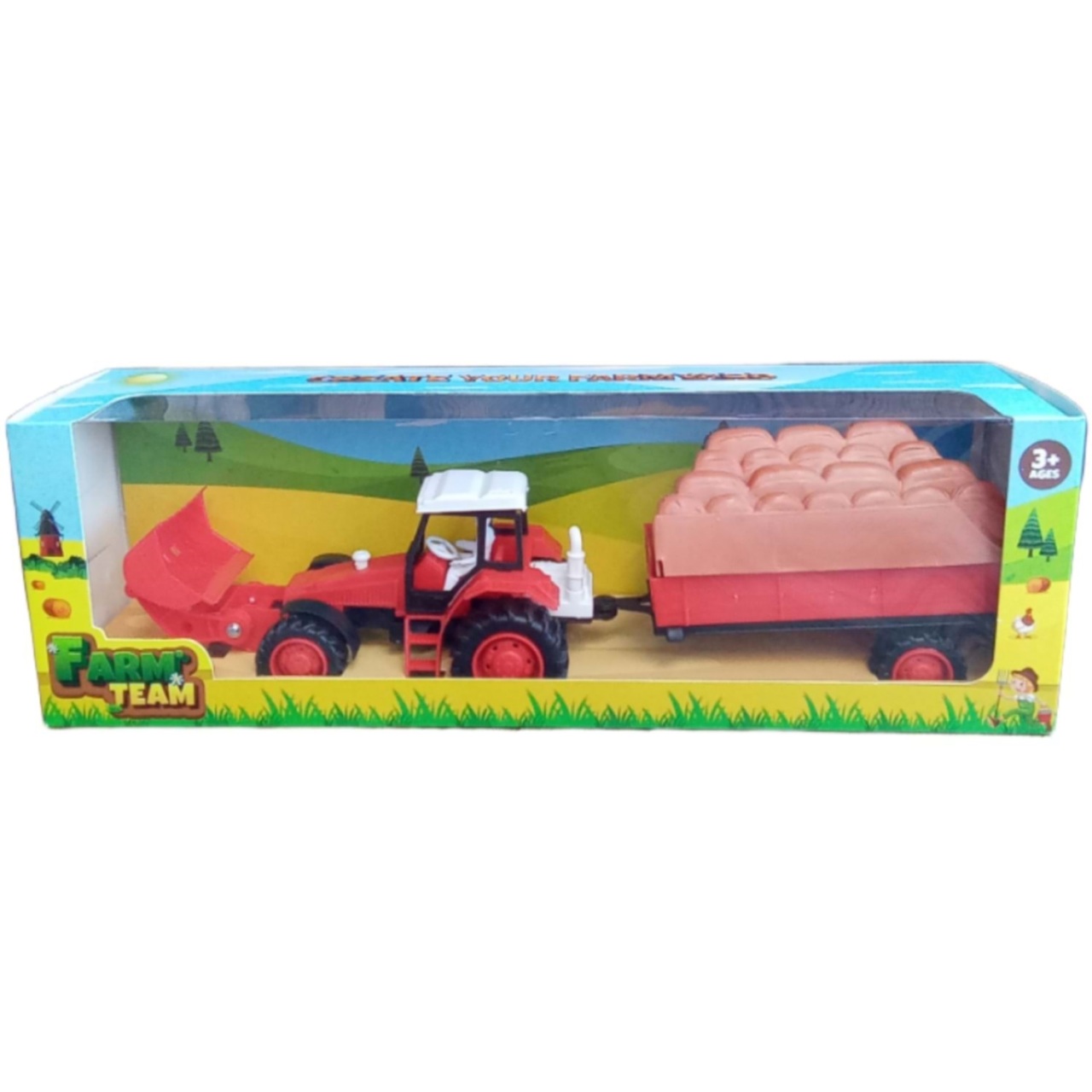 Toysan Sürtmeli Remorklu Traktör TOY-48 - 1