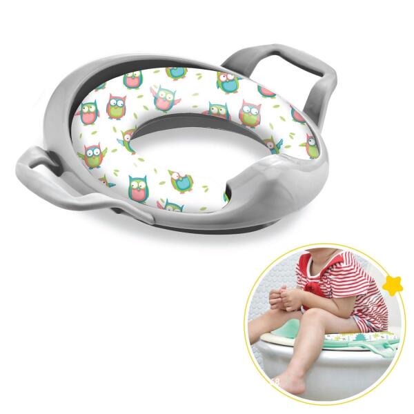 BabyJem Mega Klozet Adaptörü 064 Gri - BabyJem