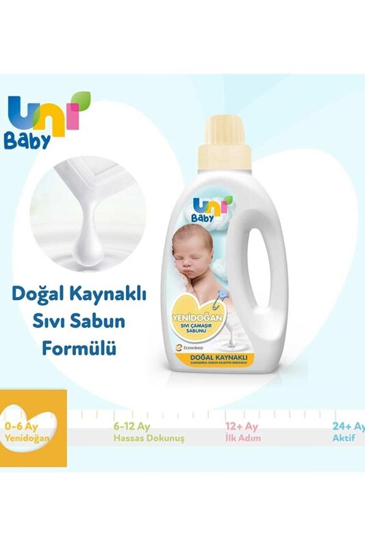 Uni Baby Yenidoğan Sıvı Çamaşır Sabunu 1500 ml - 3