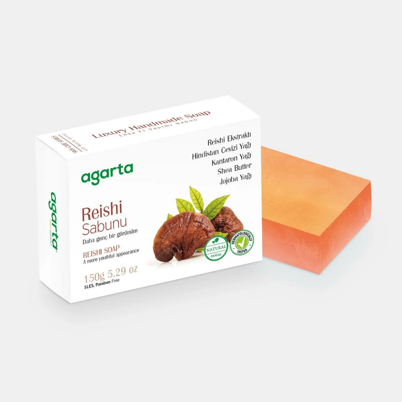 Agarta Cilt Bakım Sabunu 150 Gr Reishi - 1