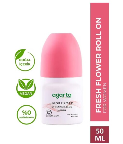 Agarta Doğal Roll-On Fresh Flower 50 ml - Agarta