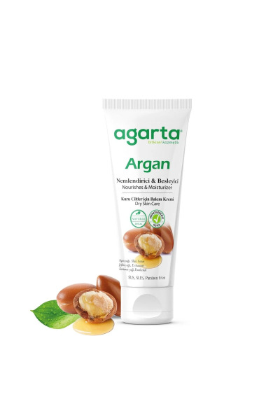 Agarta Doğal Cilt Bakım Kremi 75 ml Argan - Agarta