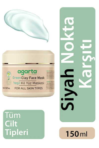 Agarta Yeşil Kil Yüz Maskesi 150 ml - Agarta