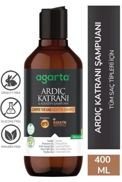 Agarta Ardıç Katranı & Keratin Şampuanı 400 ml - 1