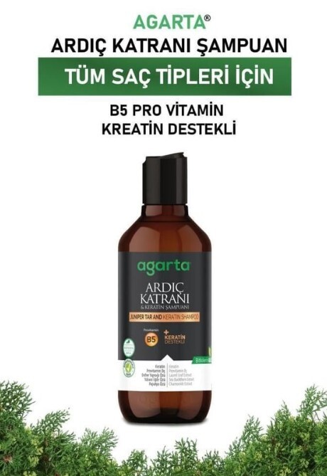 Agarta Ardıç Katranı & Keratin Şampuanı 400 ml - 3