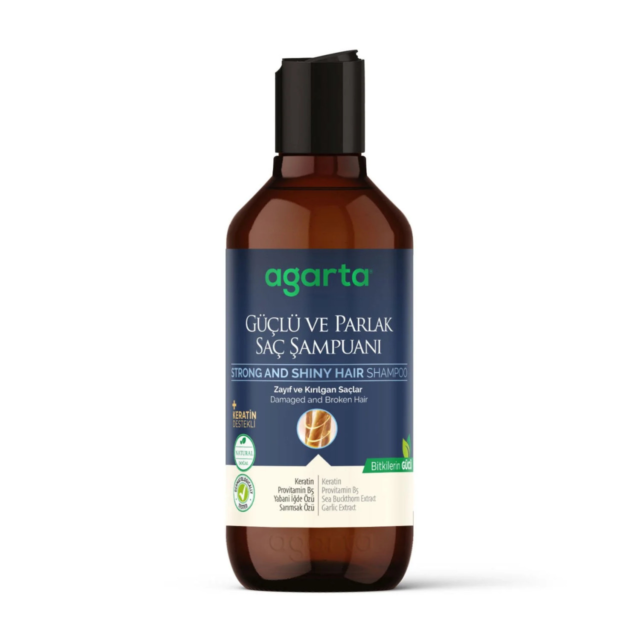 Agarta Güçlü ve Parlak Saç Şampuanı 400 ml - 1