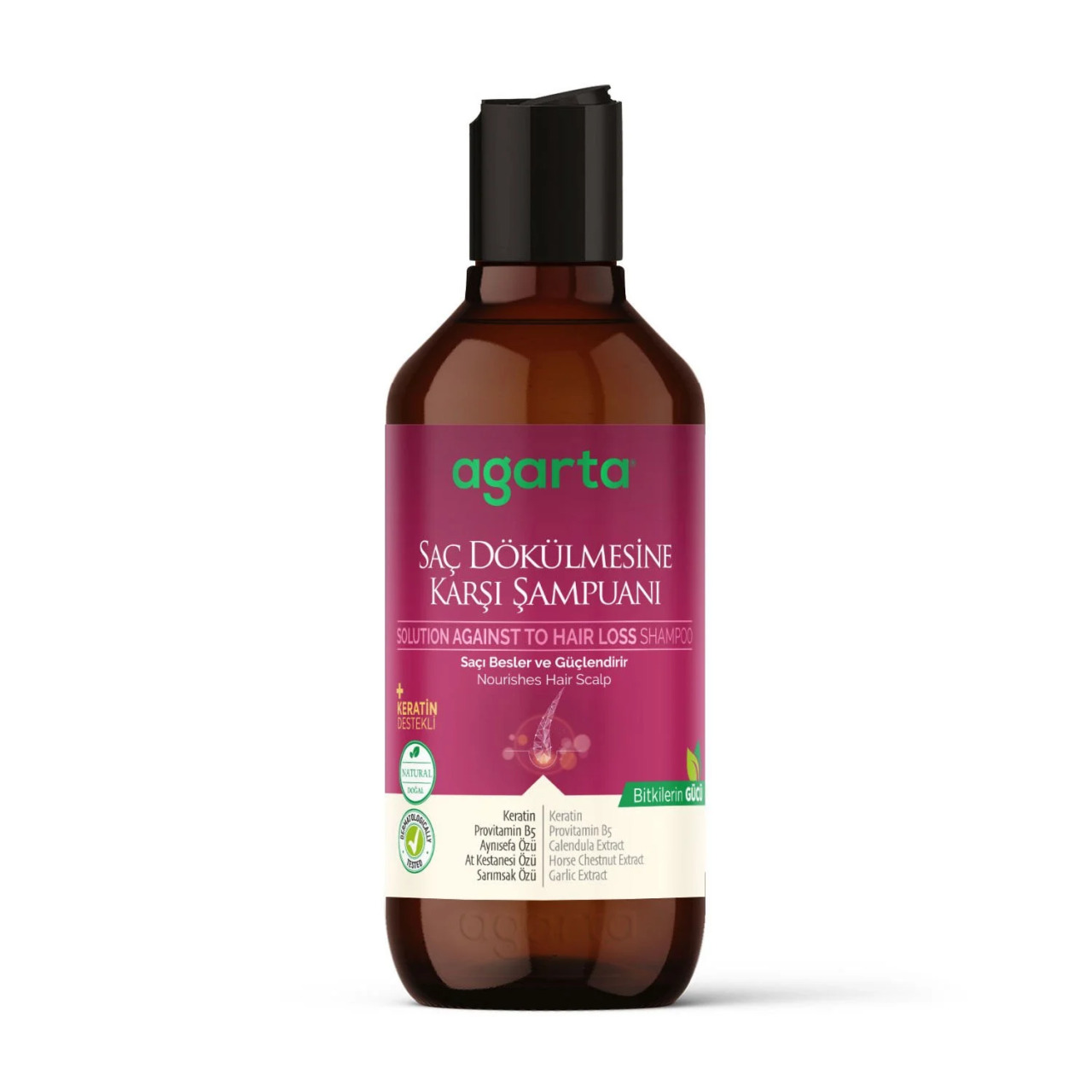 Agarta Saç Dökülmesine Karşı Şampuan 400 ml - 1