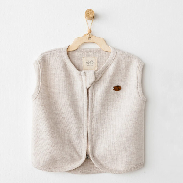 Andywawa AC26211 Casual Yelek Beige - Andywawa