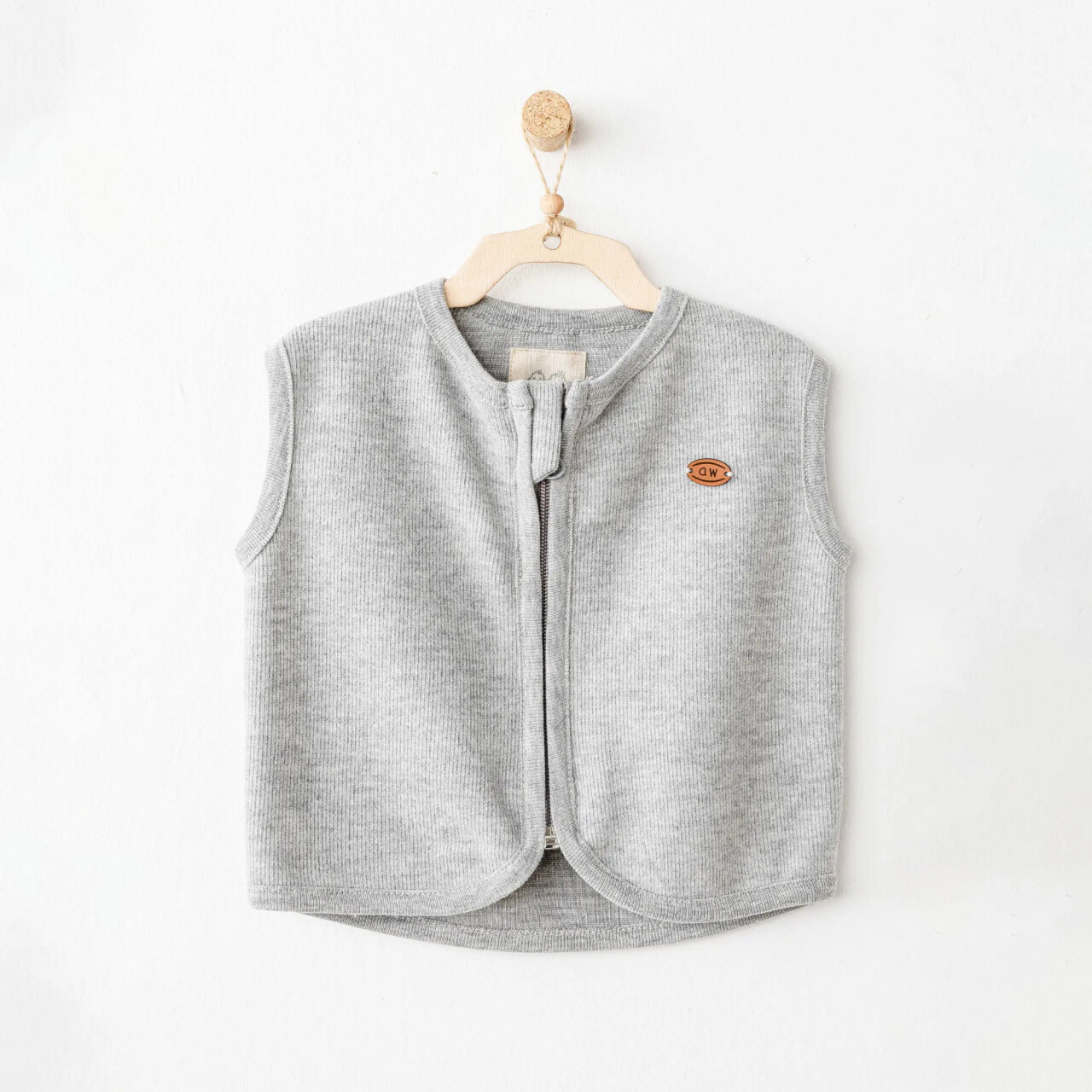 Andywawa AC26211 Casual Yelek Grey - 1