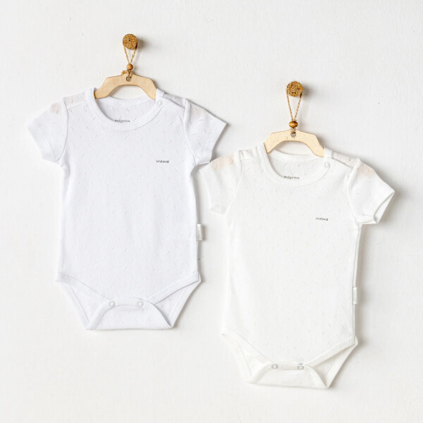 Andywawa AC25554 Sleeve Jacquard 2'Li Basic Body White Snow - Andywawa