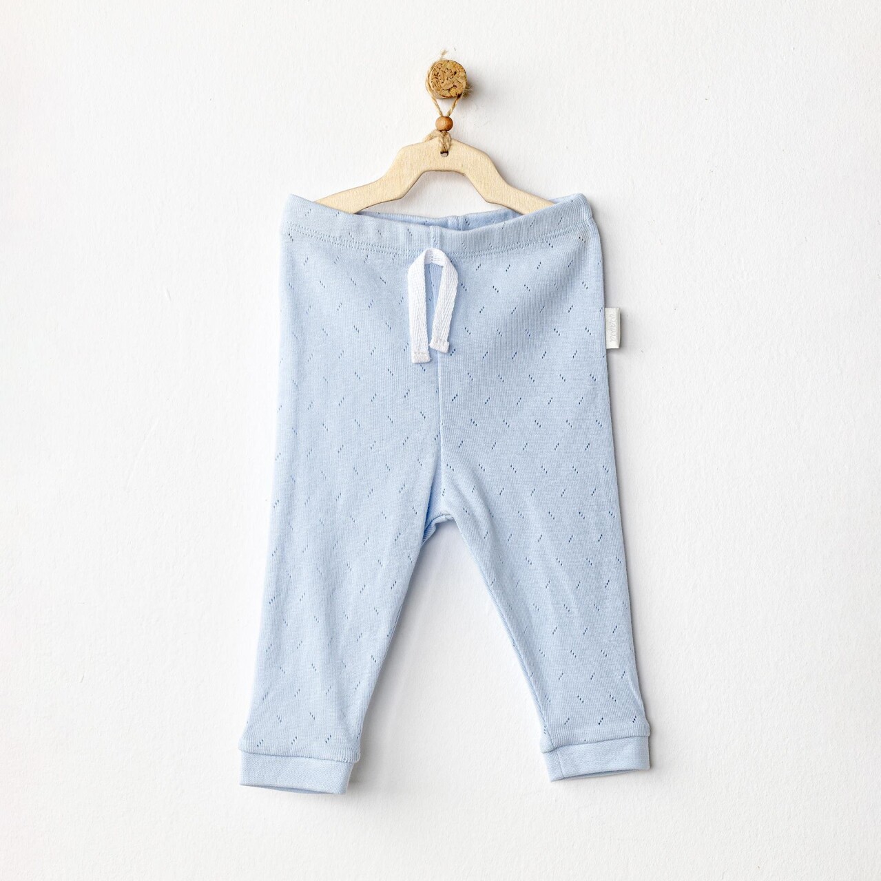 Andywawa AC25556 Pants Jacquard Basic Pantolon Blue - 1