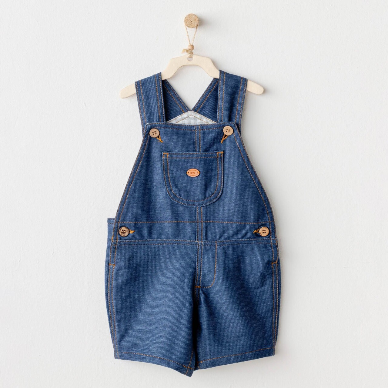 Andywawa AC25932 Casual Bebek Salopet İndigo - 1