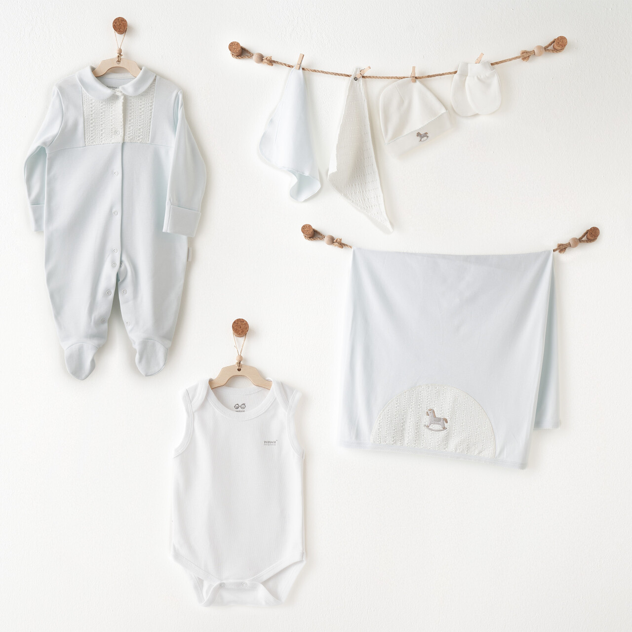 Andywawa AC26741 Little Cowboy 7li Hastane Çıkışı Mint - 1