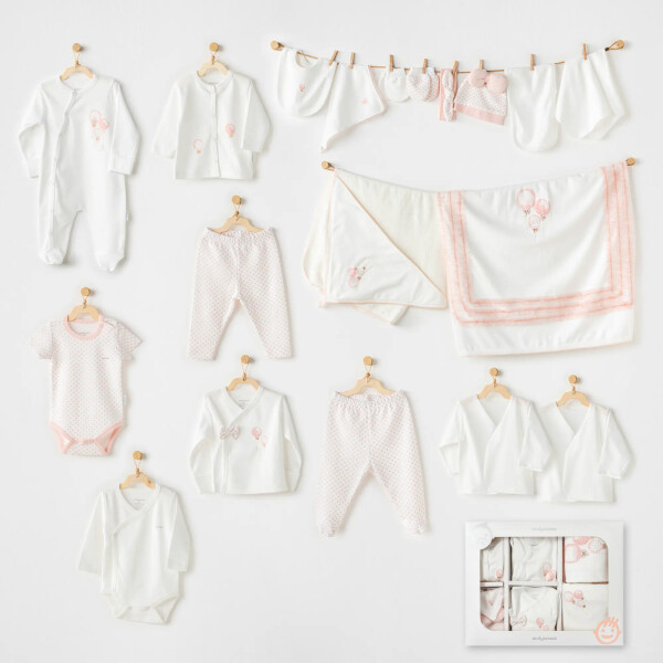 Andywawa AC25552 Pink Baloons 20'li Hastane Çıkışı Ekru - Andywawa