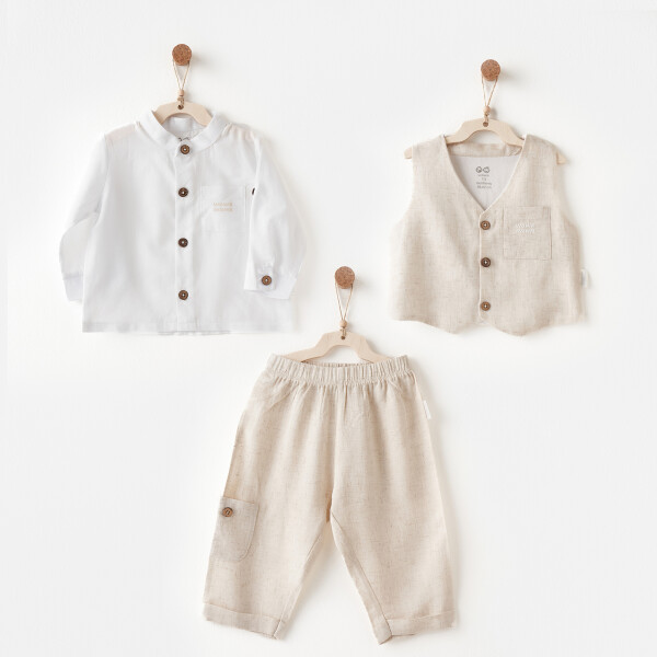 Andywawa AC26721 Wawa Special 3lü Takım Beige - Andywawa