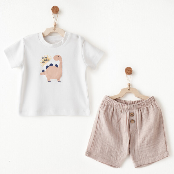 Andywawa AC26735 Relax Time 2li Takım Beige - Andywawa