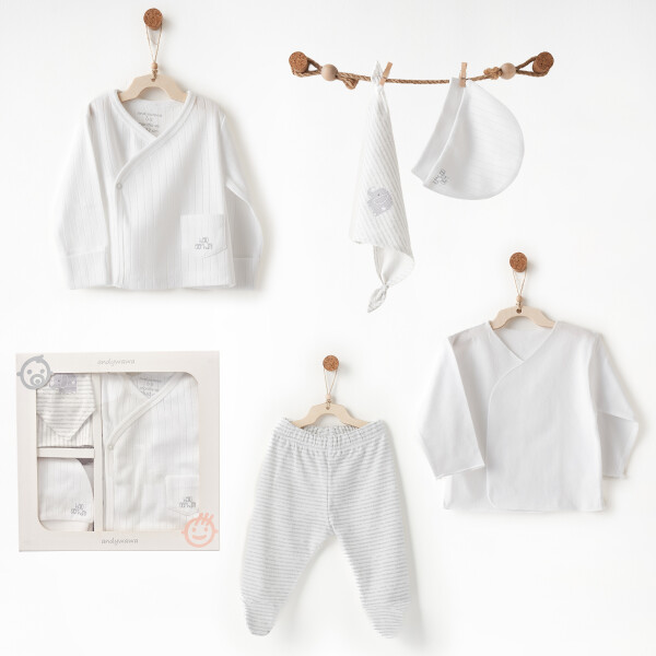 Andywawa AC26580 Hello Elephant 5li Hastane Çıkışı White - Andywawa