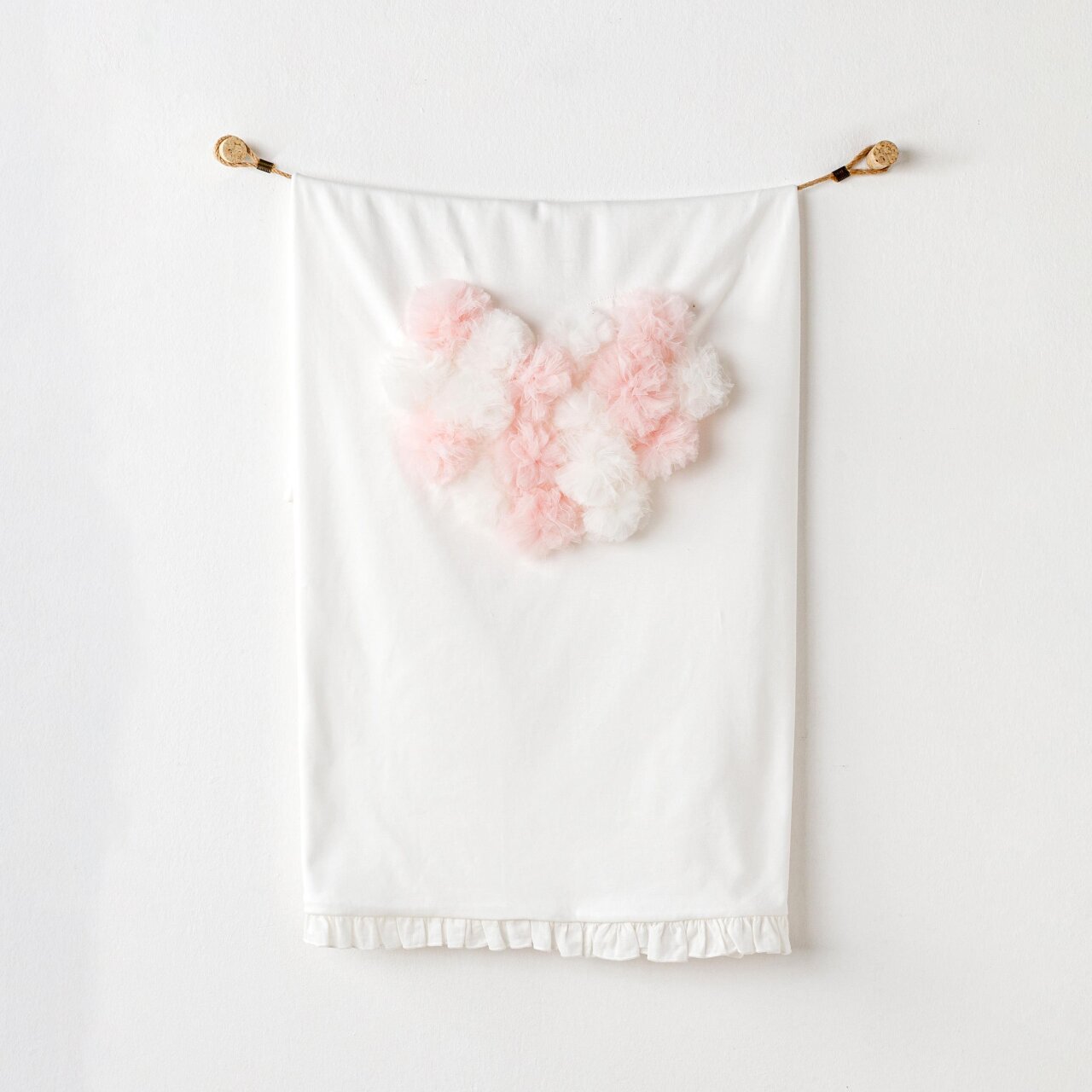 Andywawa AC24502 Petit Love 90x85 Bebek Battaniye Ekru - 1