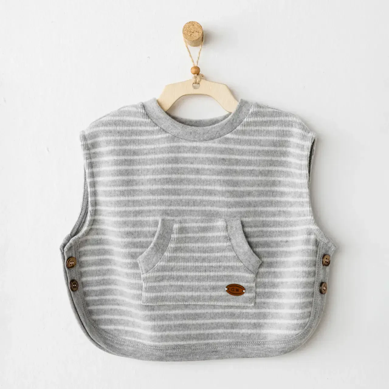 Andywawa AC26214 Casual Yelek Grey - Andywawa