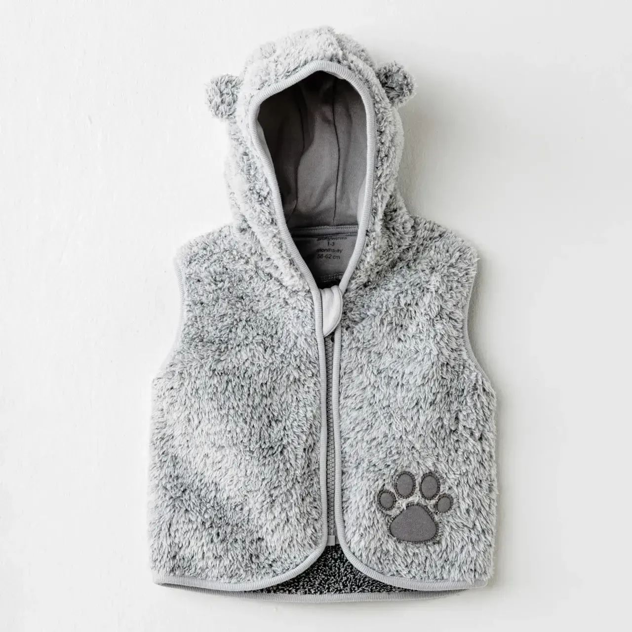 Andywawa AC26026 Keep Smiling Yelek Grey - Andywawa