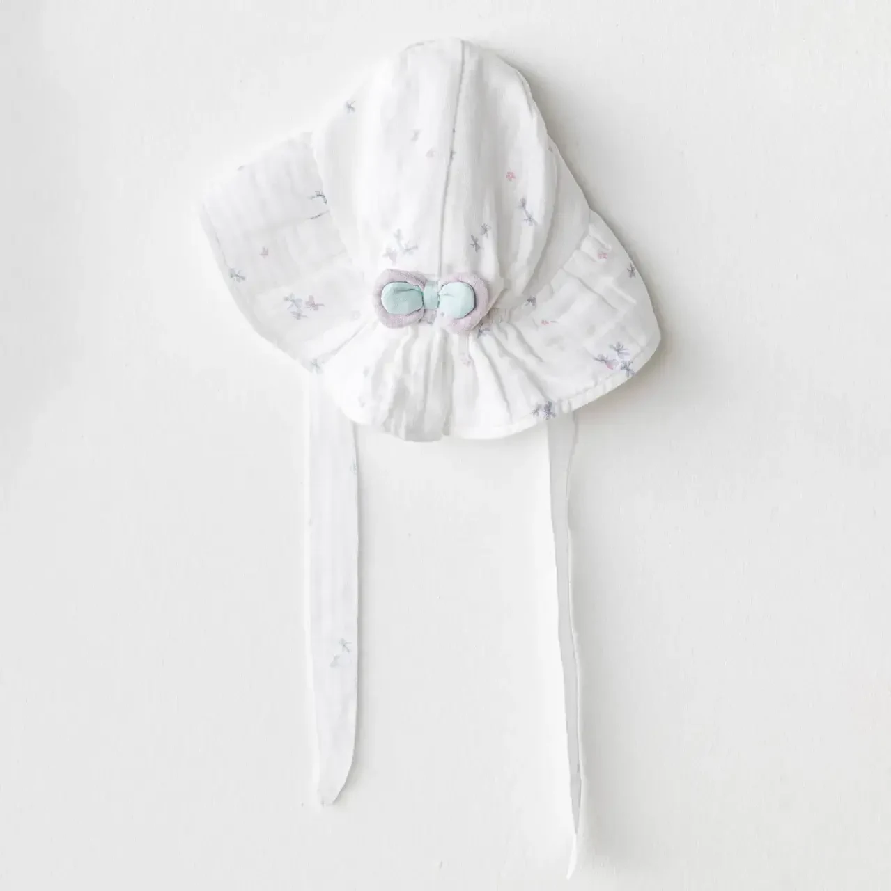 Andywawa AC25580 Magical Butterfly Müslin Bebek Şapka White - 1