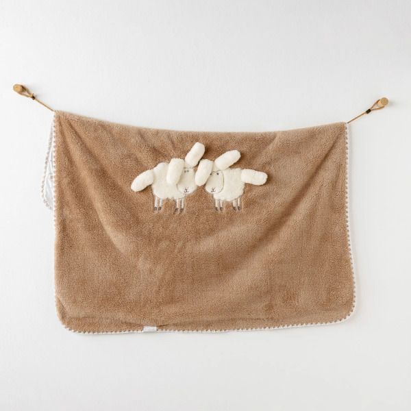 Andywawa AC26168 Tinny S Sheeps Battaniye 90x85 Beige - Andywawa