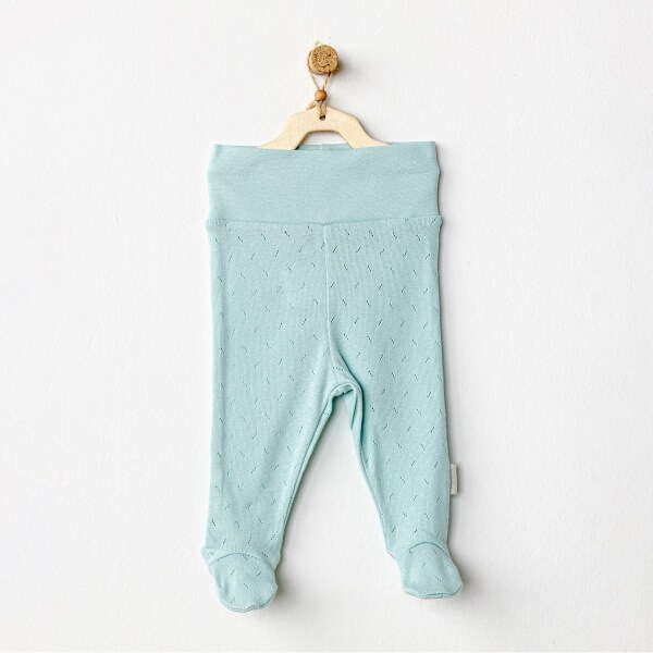 Andywawa AC24706 Jacquard Patikli Bebek Pantolon Green - Andywawa