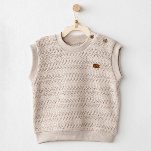 Andywawa AC26133 Wawa Exclusive Yelek Beige - Andywawa