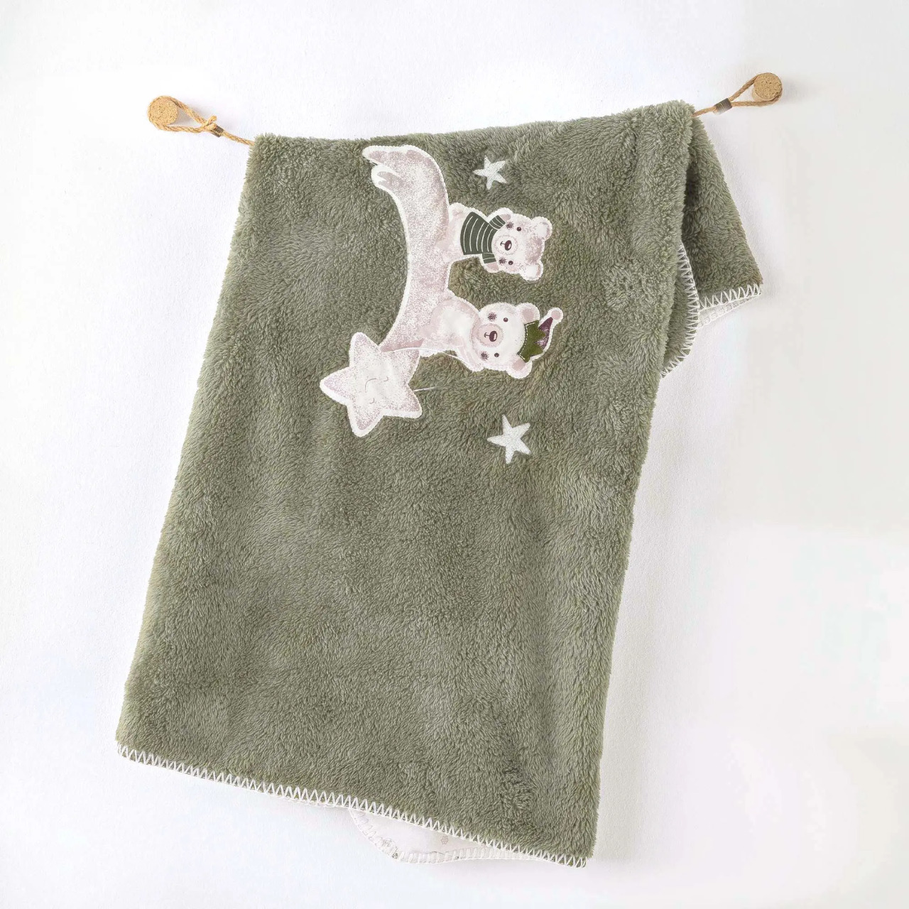 بطانية أنديواوا AC26190 ماي فيرست وارد روب، 90×85، لون أخضر - 1