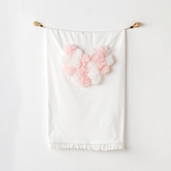 Andywawa AC24502 Petit Love 90x85 Bebek Battaniye Ekru - Andywawa