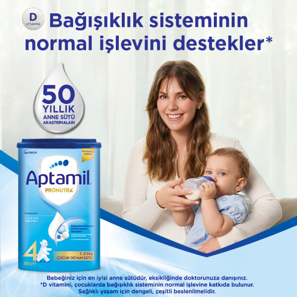Aptamil Çocuk Devam Sütü Maması No5 2 Yaş+ 350 Gr - 2
