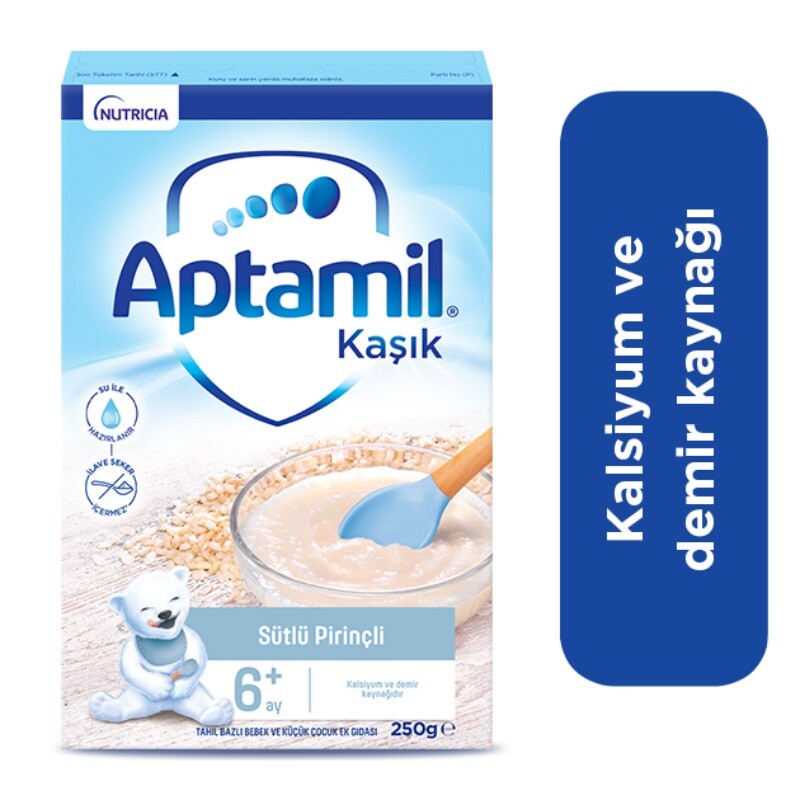 Aptamil Sütlü Pirinçli Kaşık Maması 250 Gr - 1