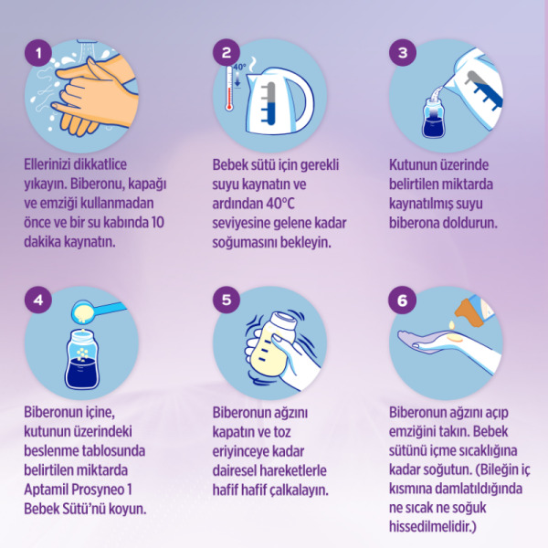 Aptamil Prosyneo Bebek Sütü No1 0-6 Ay 400 Gr - 5