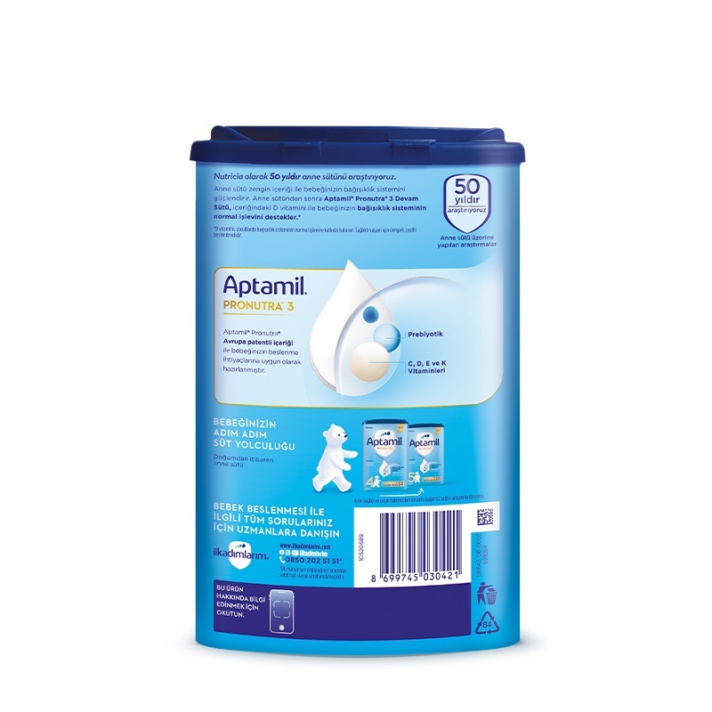 Aptamil Devam Sütü Maması No3 9-12 Ay 800 Gr - 2