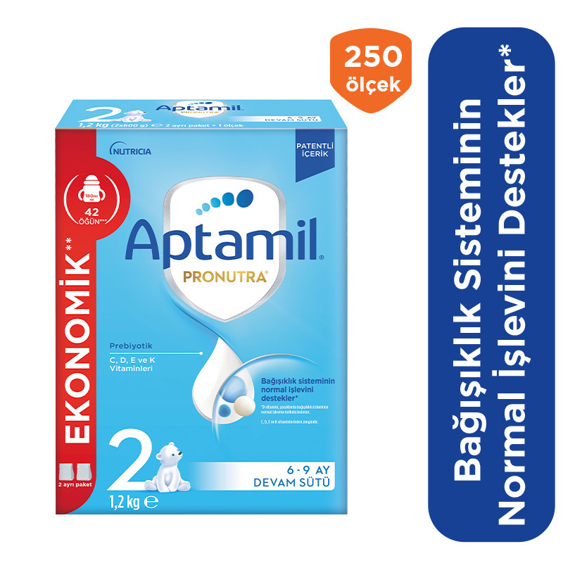 Aptamil Devam Sütü Maması No2 6-9 Ay 1200 Gr - 1